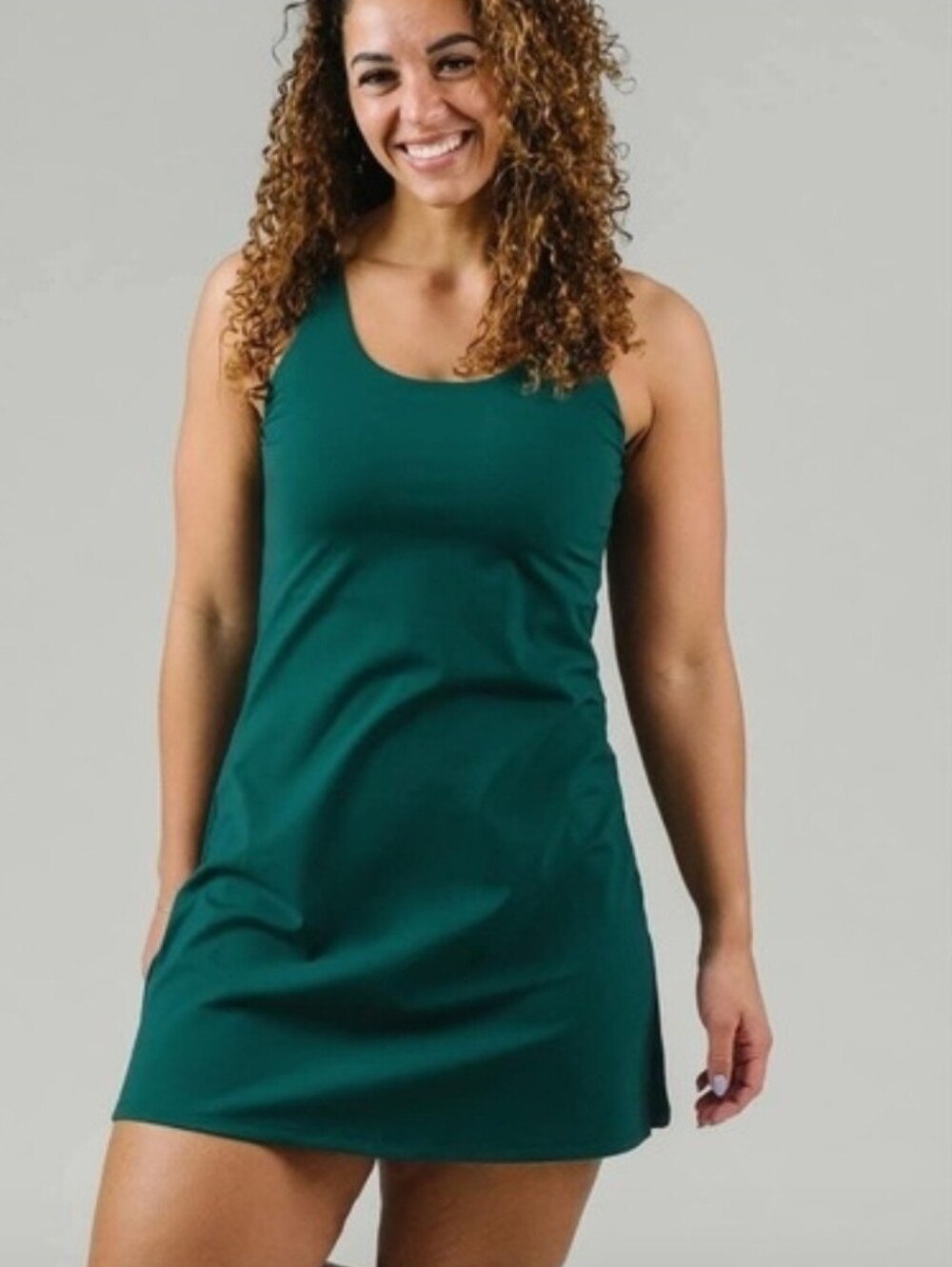 Zyia Active Dark Jade Match Point Dress,  Size 2X